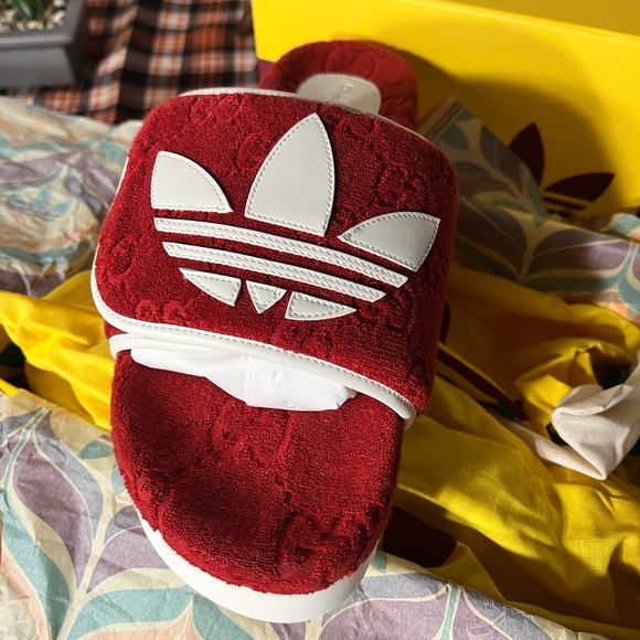 Adidas Gucci X GG platform sandals men’s - Picture 8 of 9